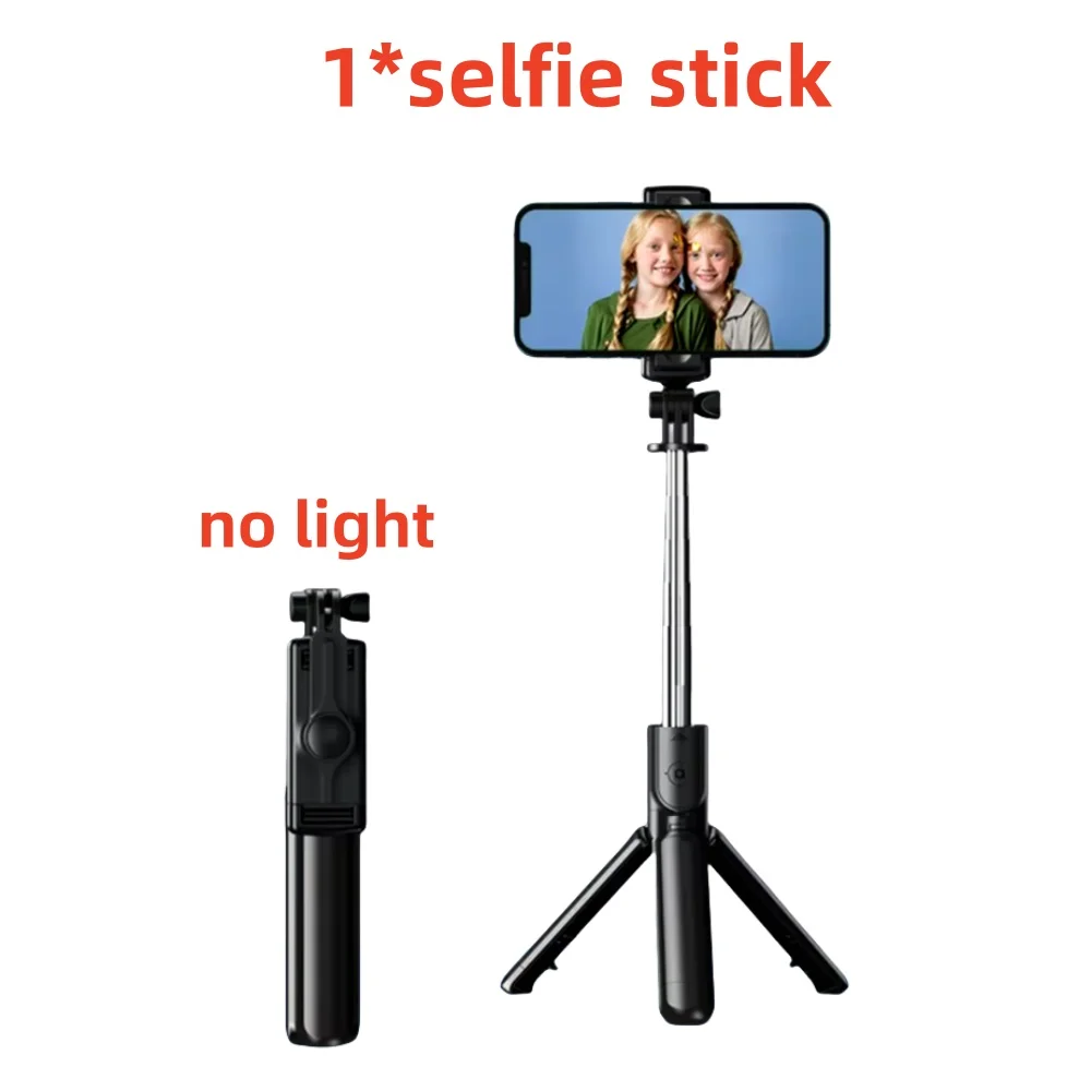 FGCLSY Neues Stativ für Smartphone-Kameras, Ständer mit Bluetooth-Auslöser und Licht, kabellose Selfie-Stick-Halterungen mit Telefonhalterung