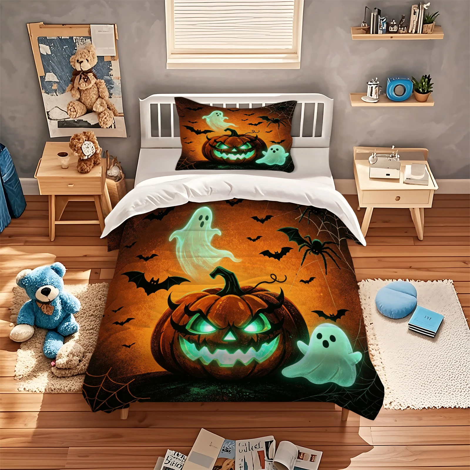 Set Copripiumino di Halloween - Spider Web Halloween Decoration recensione e prezzo
