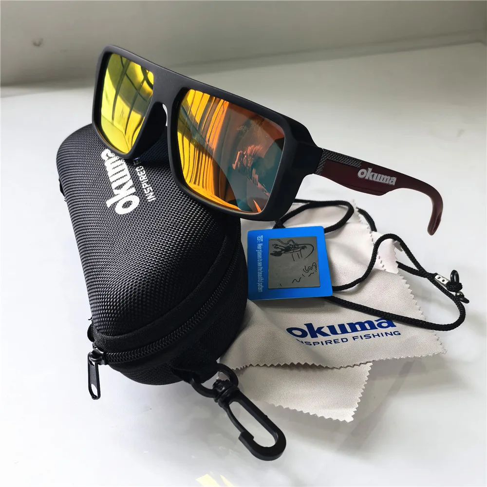 Okuma Mode Brille Outdoor Sport UV400 Männer und Frauen Fahren Angeln Jagd Polarisierte Sonnenbrille – Detail 16