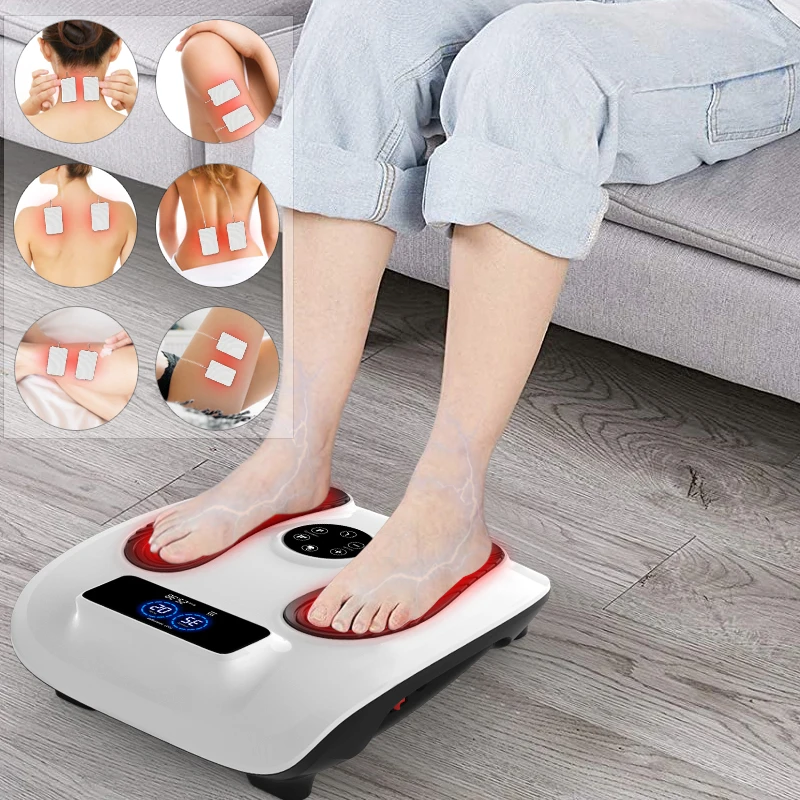 Foot Ems Massager Vibration Foot Massager Heating Infrared Waist Belt Foot Massager With Remote Control