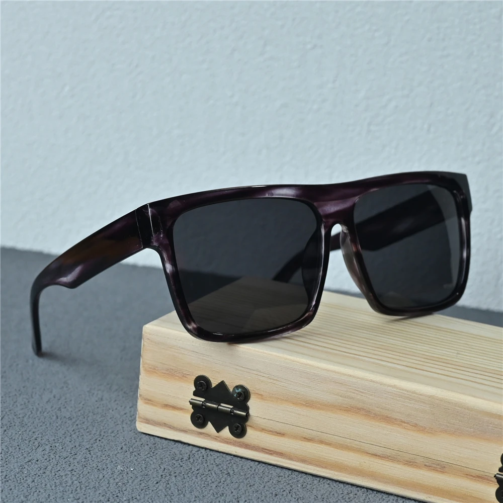 Vazrobe 165mm übergroße schwarz polarisierte Sonnenbrille Männer große riesige Sonnenbrille für männliche flache Steampunk großes großes Gesicht 7