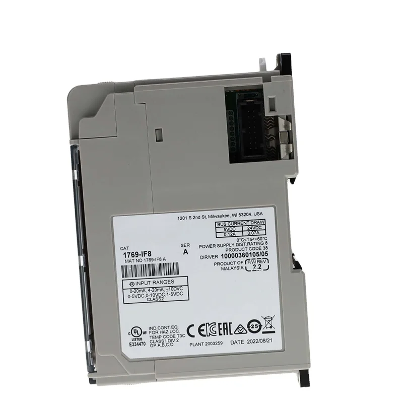 High Quality Industrial Automation Plc Pac Dedicated Controllers with 1769-IF8 Plc Logic Programming Controller