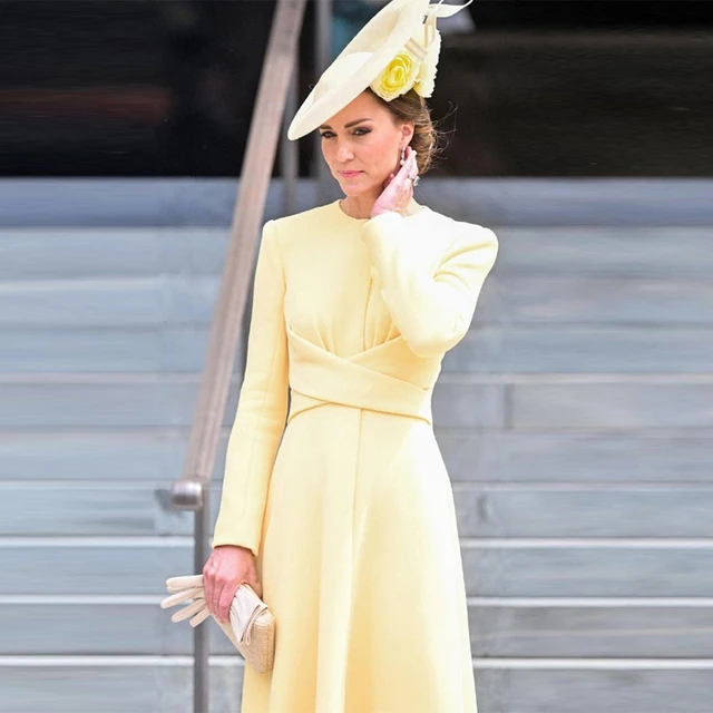 High Quality Spring Autumn Women Elegant Fashion Designer Party A Line Dress Princess Kate Middleton Long Sleeve Dresses Female AliExpress