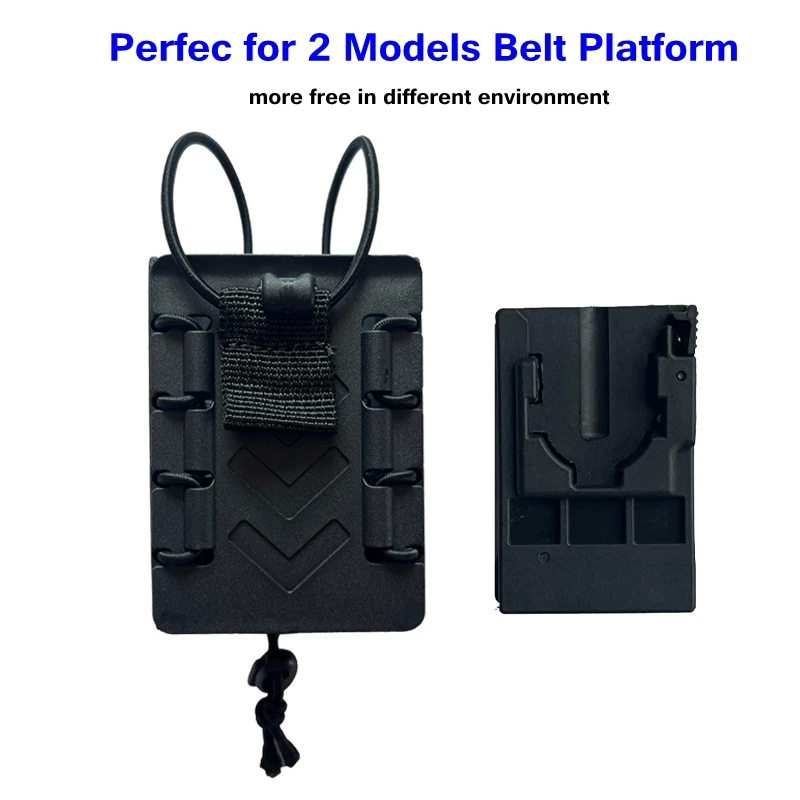 Funda táctica compacta polímero MOLLE para radio walkie interfono - imagen 4
