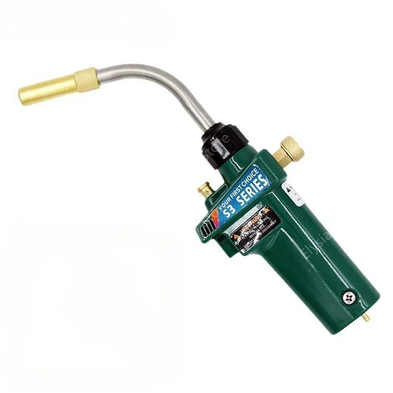 Gas Burner MAPP Gas High Heat Welding  With Safety Lock Portable Professional Brazing Torch Flame Thrower