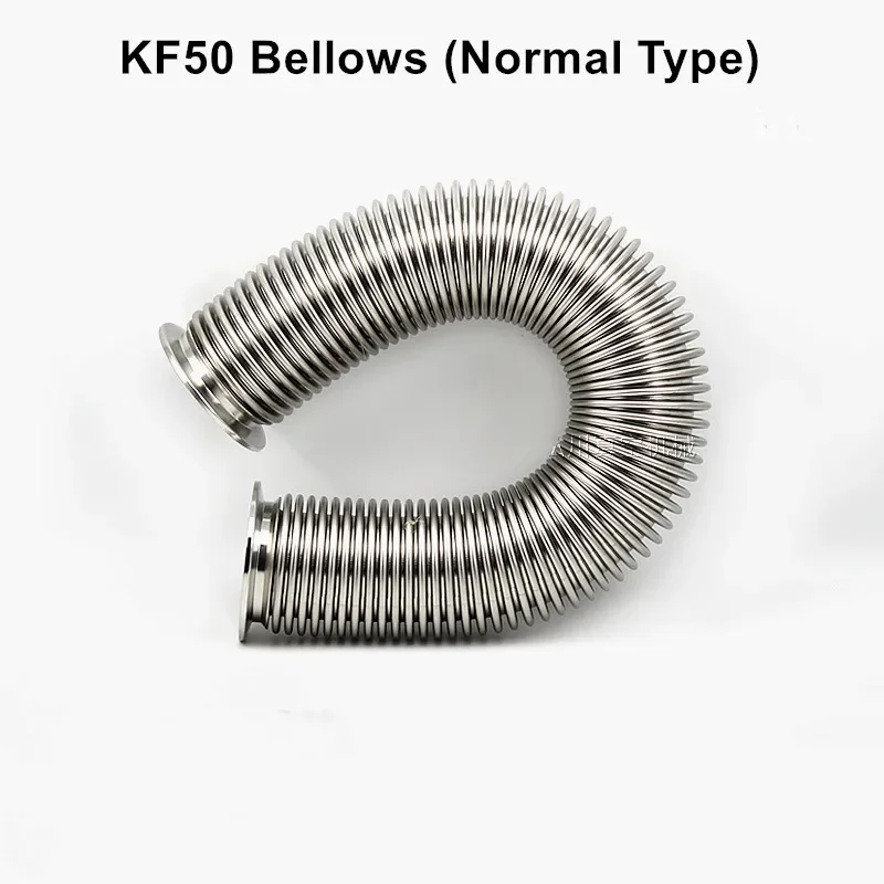 KF50 Normal Type 1200-4000mm High Vacuum Bellows Stainless Steel 304 Vacuum Hose Bellows Sanitary Pipe fitting Vacuum Bellows