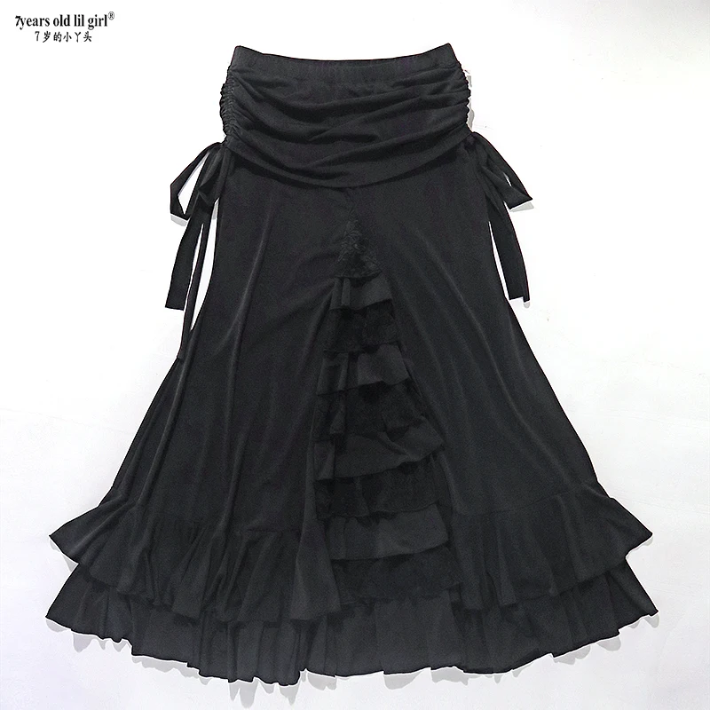 Flamenco Norwegian Flange-Wrapped Ruffle Dresses Second Floor Flanges Are Hot EW108