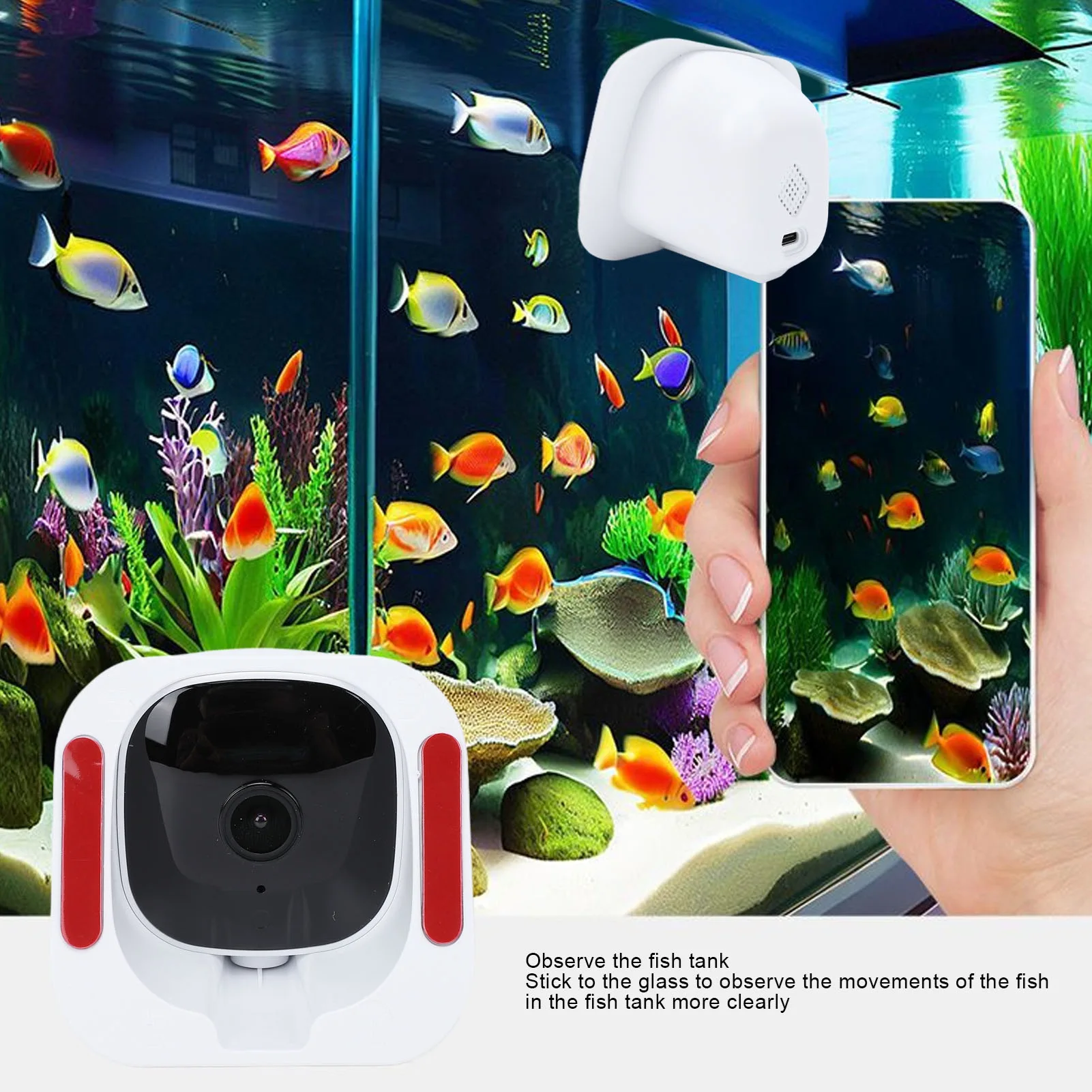 2K Window Camera 4MP 2.4G WiFi Wireless Smart for Home Security 140 Degree Wide Angle Non Drilling Wireless 2K Window Camera