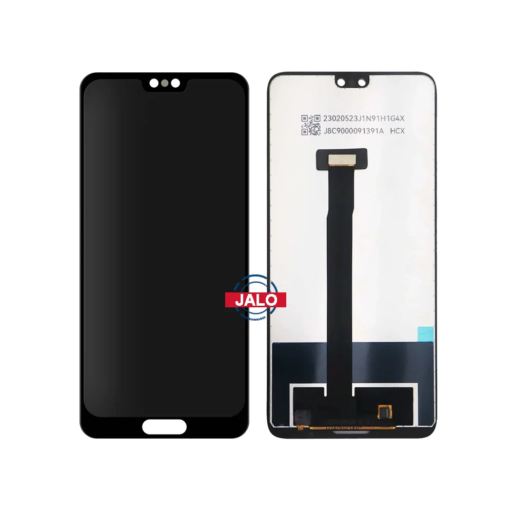 Jalo telas lcd de telefone móvel para huawei p20 EML-AL00 digitalizador integrado substituição do painel lcd com ferramenta gratuita
