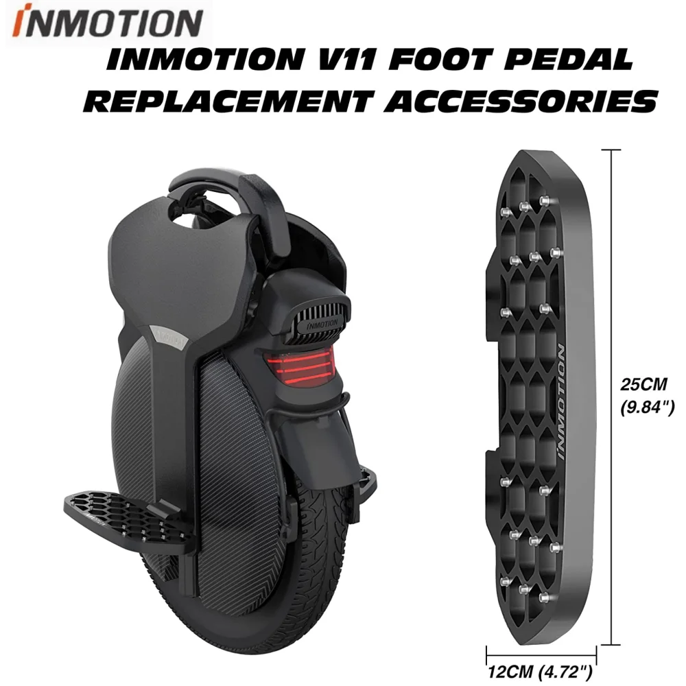 Original INMOTION Honeycomb Pedal Suit for Inmotion V11 V12 New Metal Widen Pedal Cool Monowheel Accessories