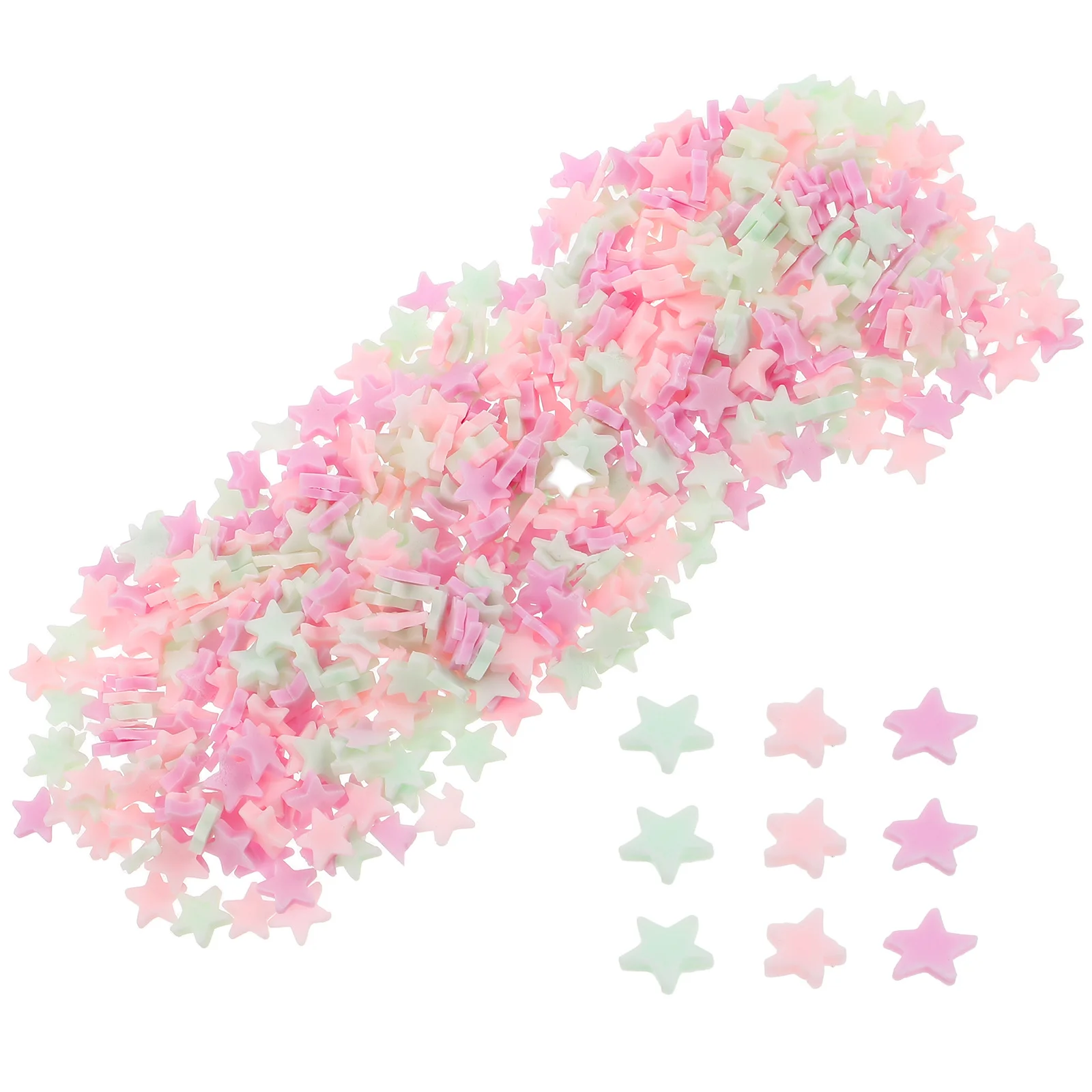 

10 pcs Resin Stars Diy Hair Accessories Craft Kit For Nail Art Jewelry Making Pink Bow Charms Gender Reveal Party Decorations