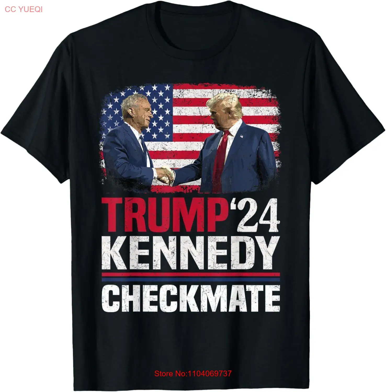 Trump Kennedy Checkmate 2024 Vote For Trump And Kennedy T-Shirt