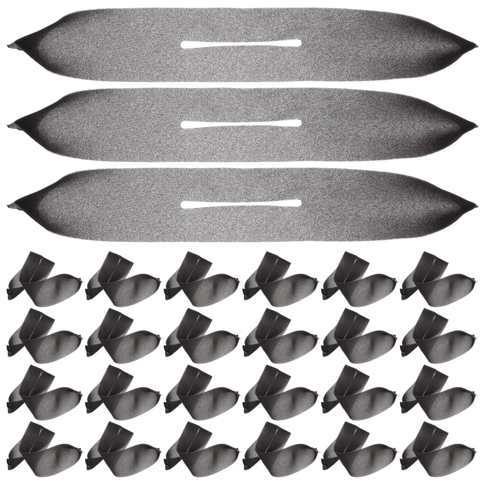 

50pcs Anti-slip Sponge Covers Hangers Non-marking Suit Protectors Foam Accessories Housewarming Gifts