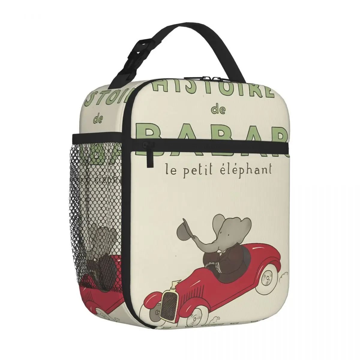 Sac à déjeuner pliable Histoire De Babar, design uni, best-seller, idéal pour les sorties à la plage