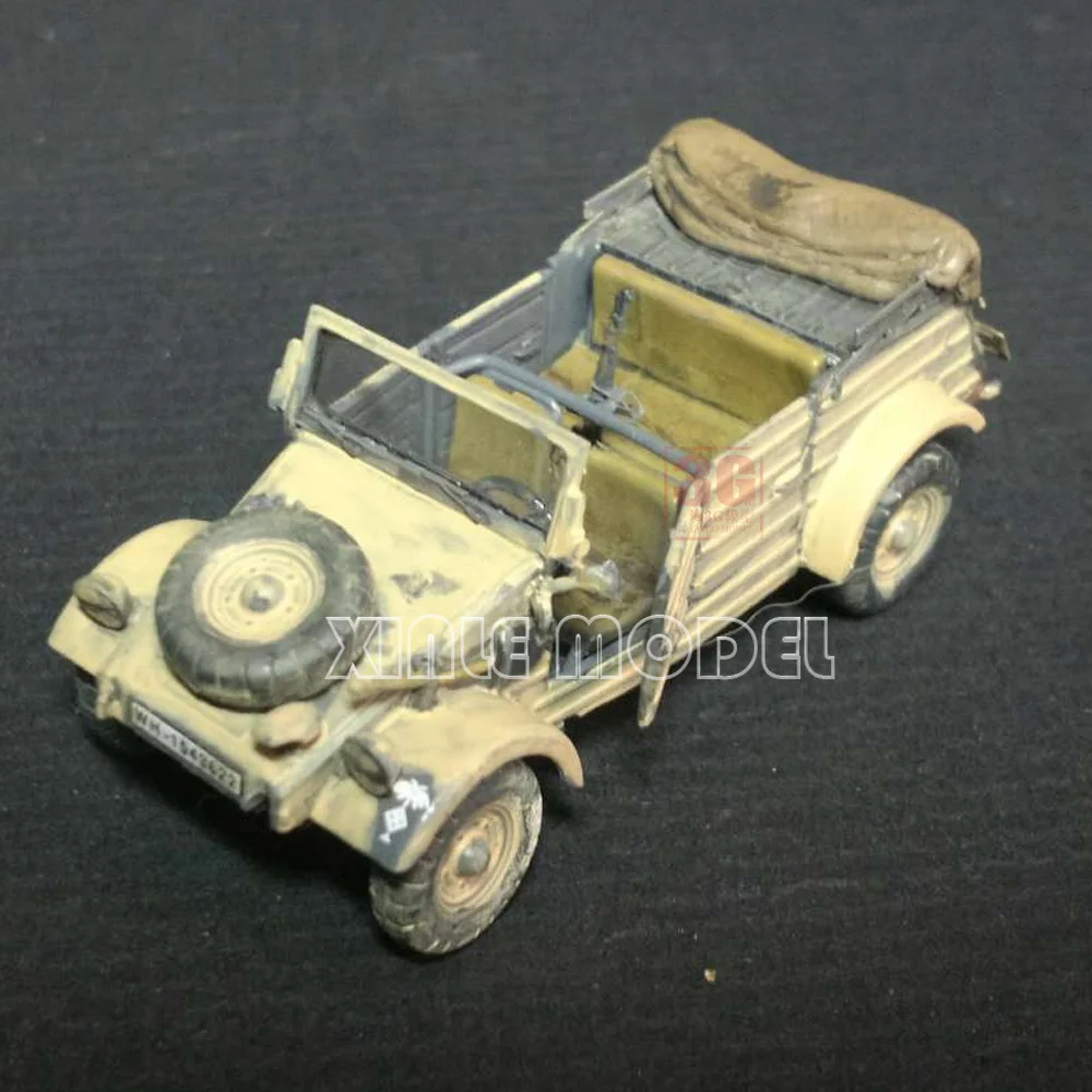 S-model plastic assembly model kit PS720083 Kübelwagen VW Typ 82 (Afrika Korps) 2 quickbuild kits per box 1/72
