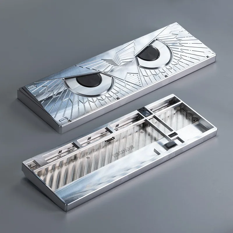 

Owl Themed Athena 1800 Mechanical Keyboard Aluminum Alloy Kit Hot Swap Gaming Teclado Mecanico Custom Keyboard PC Accessories