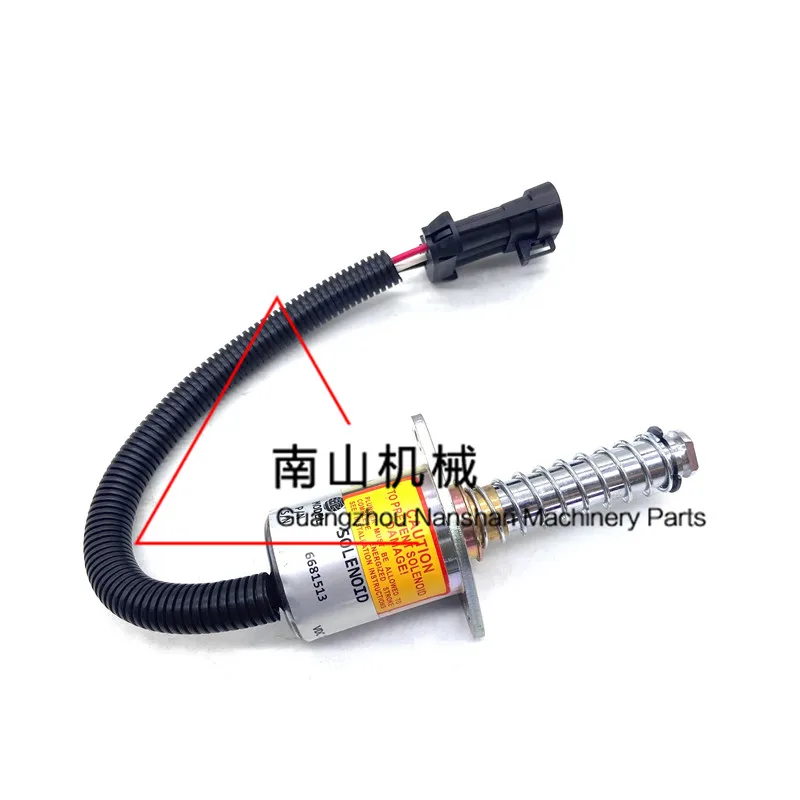 Bobcat S150/s160 Flameout Solenoid Valve 6681513/6690563 Flameout Switch Fuel Cut-off Valve Loader