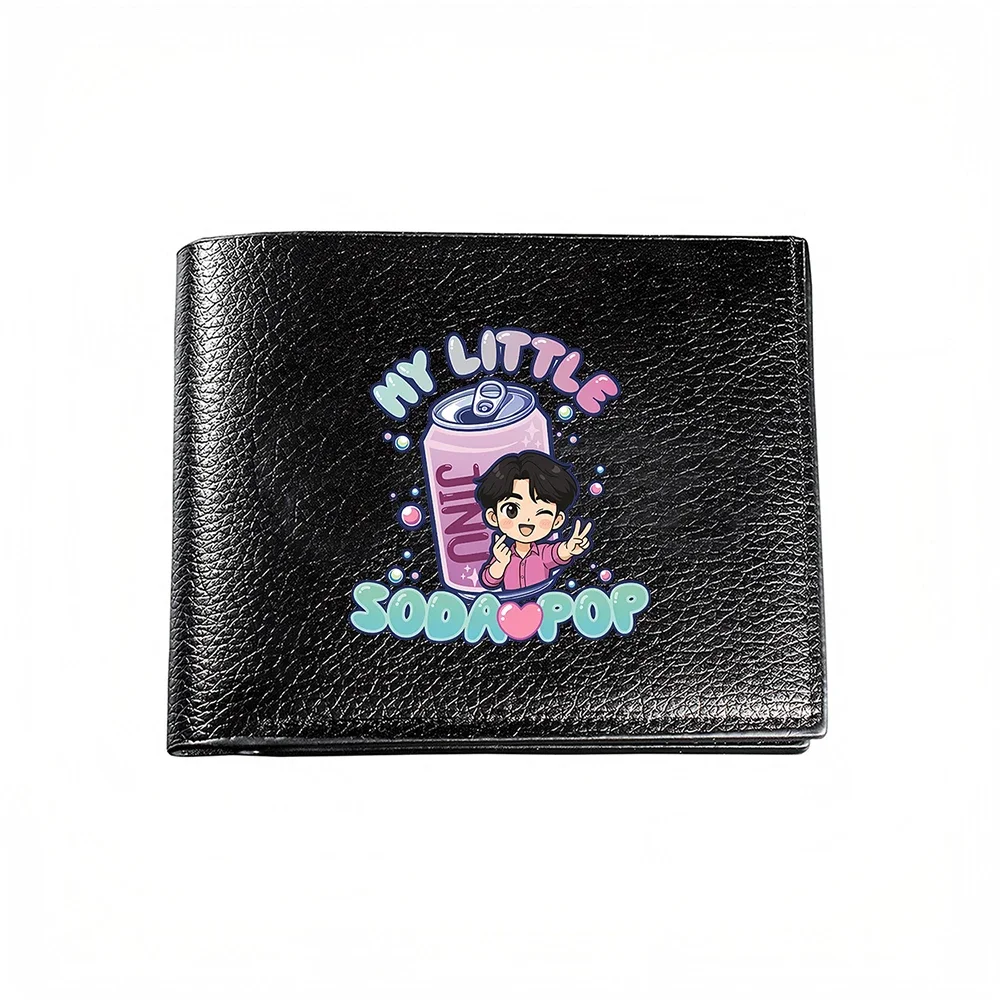 My Little Soda Pop Man With Can And Sparkles Fashion Wallet For Men Casual Business Style