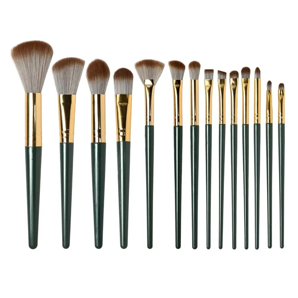 

Professional 14PCS Makeup Brushes Set Eyeshadow Foundation Blush Highlighter Concealers Kabuki Blending Brush Female Beauty Tool