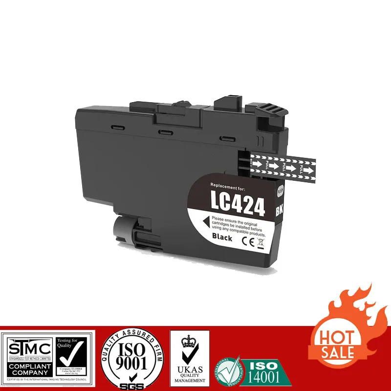 Compatible Brother Ink Cartridge for LC424 LC-424 suit For Brother DCP-J1200W,DCP-J1200WE