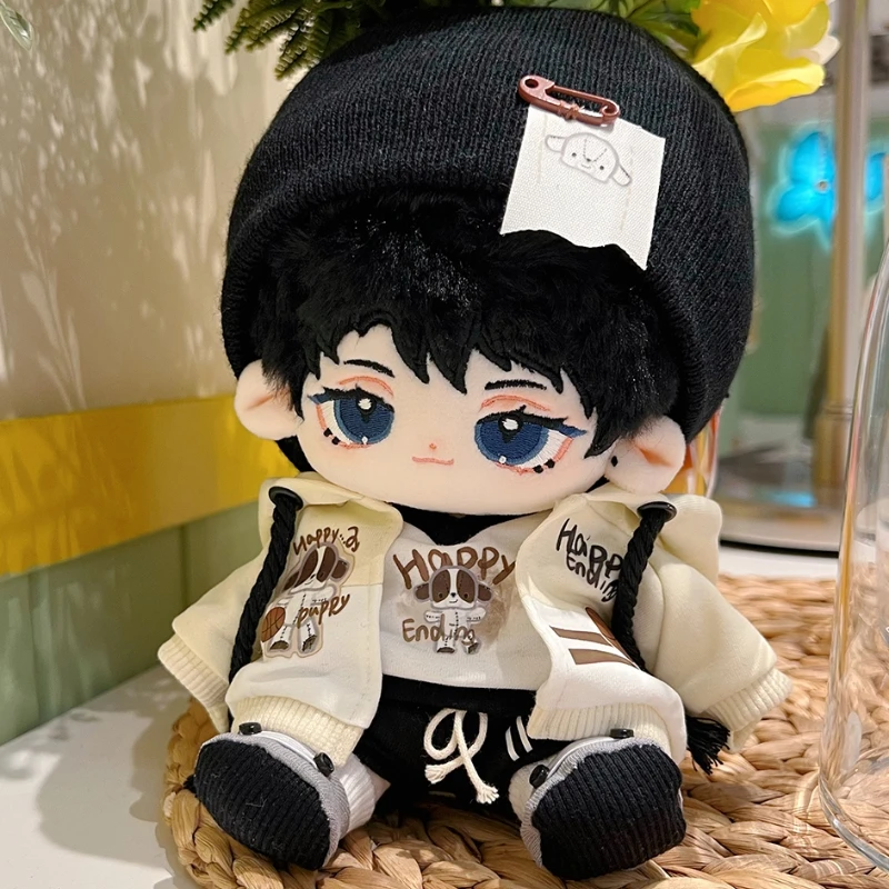 Handmade 20/15cm Doll Clothes Basketball Suit No Attributes Cute and Handsome Plush Dolls Outfit Coat Hat Pants Shoes Cos Gift