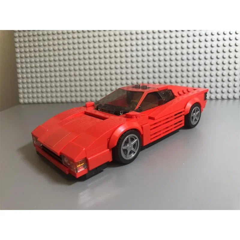 MOC-64414 مجموعة السيارات الخارقة الكلاسيكية الربط اللبنات نموذج • 327 أجزاء اللبنات لعبة عيد ميلاد للأطفال هدية #5