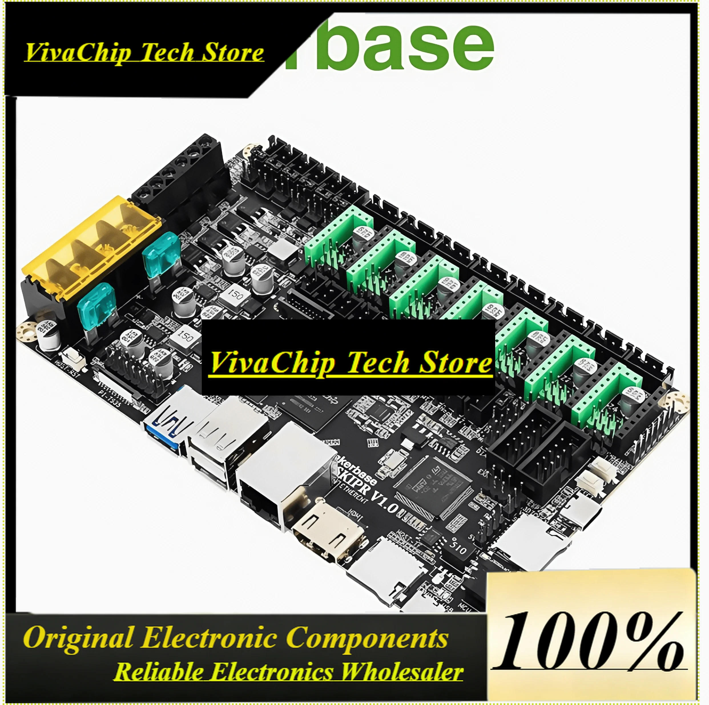 VivaCMakerbase MKS SKIPR 3D Printer Klipper Integrated Motherboard Voron Machine Supports EMMC