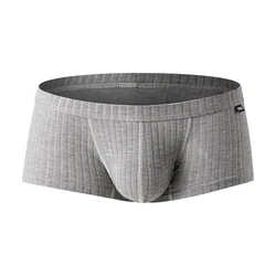 Shorts U Bolle Big Pouch Heren Boxer Trunks Onderbroek Ter Verbetering Van Scrotum Uitstulping Lage Taille Zweet Ademende Platte Boxers Elastisch