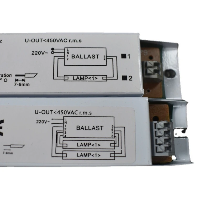 Wide Voltage T5 Electronic Ballast Fluorescent Lamp Ballasts 220-240V Wide Voltage Instant Start Ballasts for Factory B03E