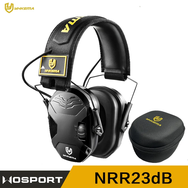 

Outdoor tactical headphones. NRR23dB Electronic Shooting Ear Cover. Tactical active headphones. Equipped with headphone bag