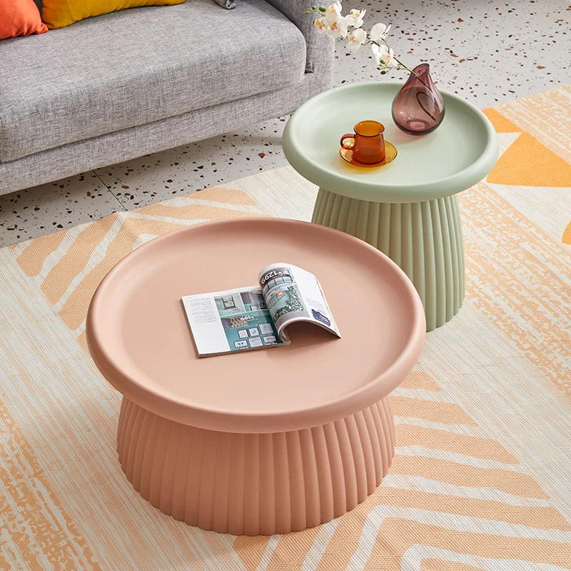 Petite table basse pour chambre plus lente, petit appartement, balcon, salon, mini table en plastique simple et moderne