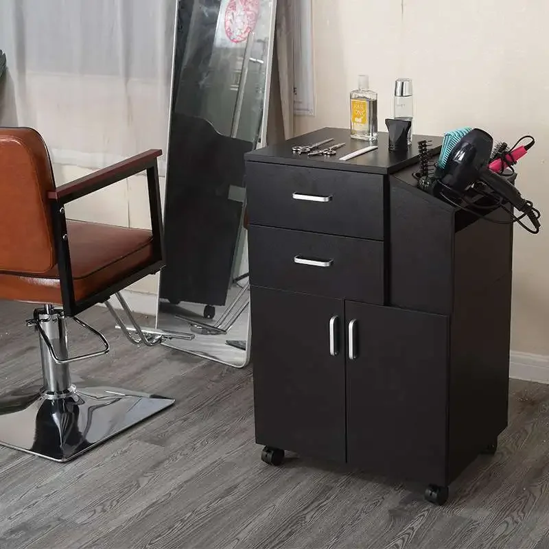 

High Quality Trolley Salon Hair Beauty Salon Furniture Auxiliary Trolleys Spa Barber Station Trolley Equipped Chariot Coiffure