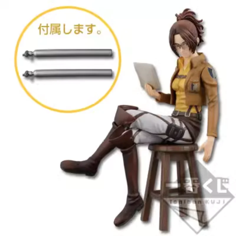 Bandai Original Ichiban KUJI Attack on Titan Eren Yeager Zoe Hans Anime Action Figure Toys For Boys Girls Kids Birthday Gifts