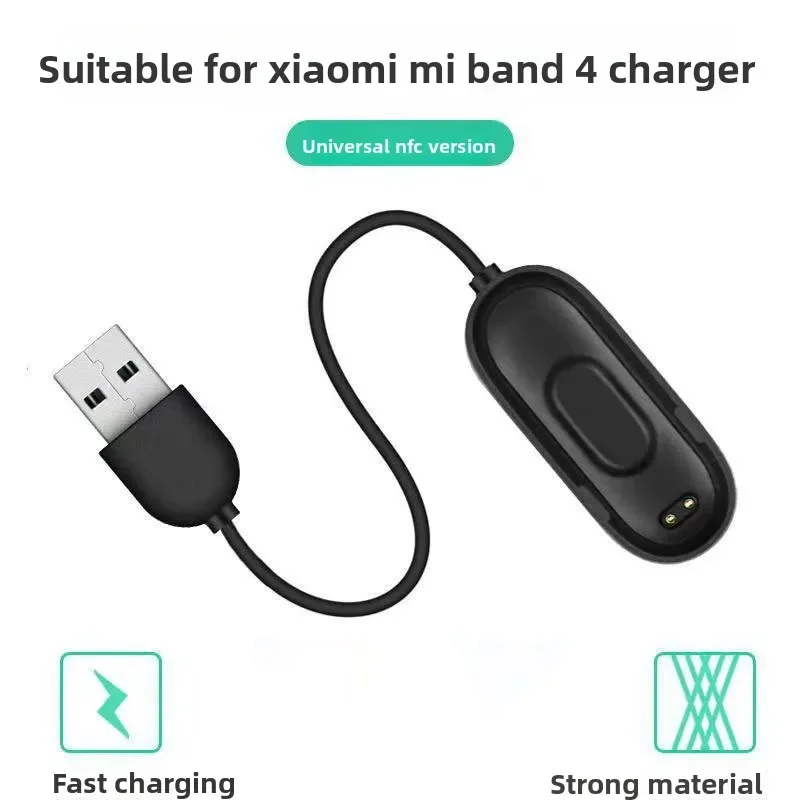USB Charging Cable for Original Xiaomi Mi Smart Band 4 NFC Dedicated Charging Dock Smart MiBand Mi Bracelet Black Charger Base