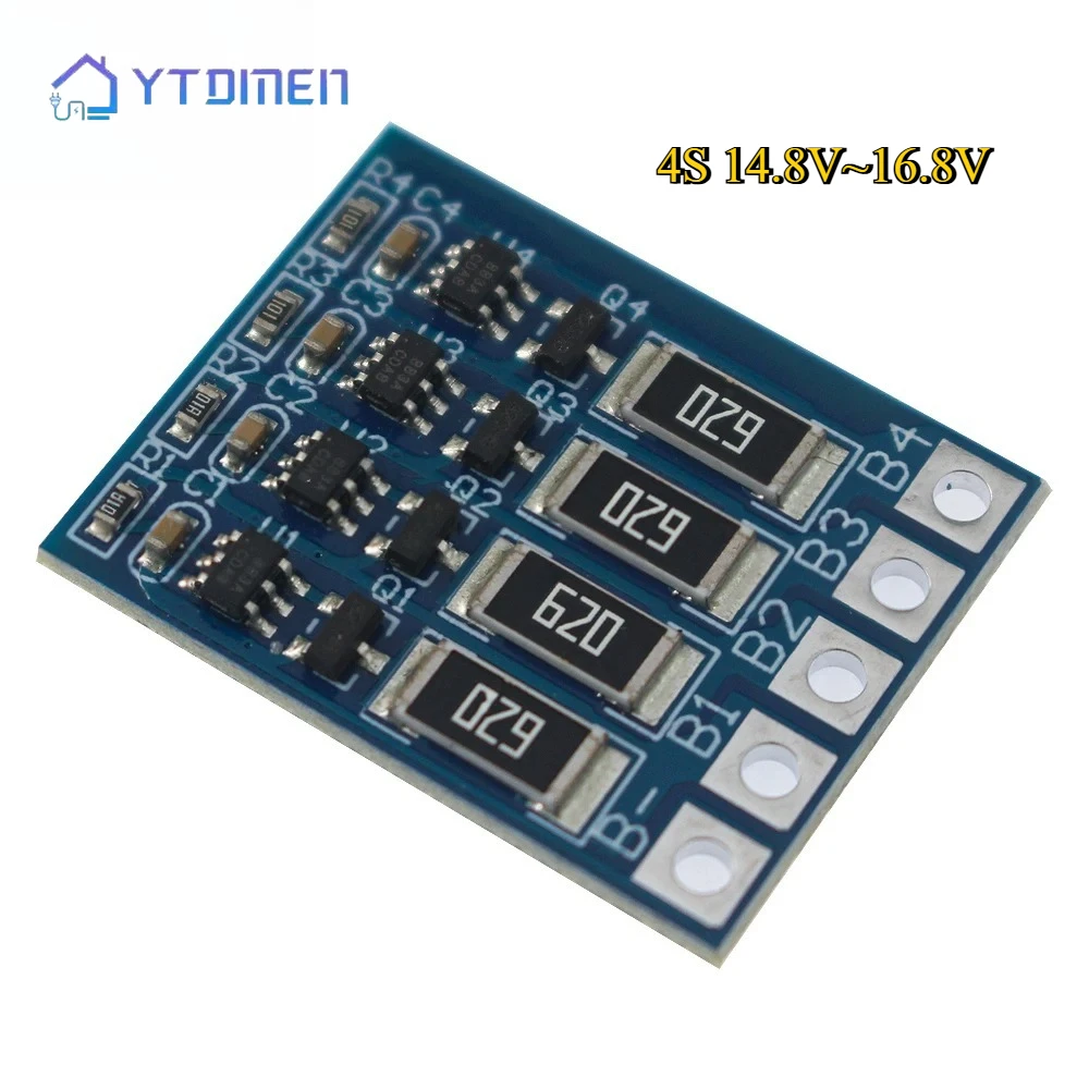 4S 4.2 فولت بطارية ليثيوم أيون مجلس 18650 ليثيوم أيون Balncing شحن كامل بطارية التوازن وظيفة لوح حماية 14.8 فولت ~ 16.8 فولت