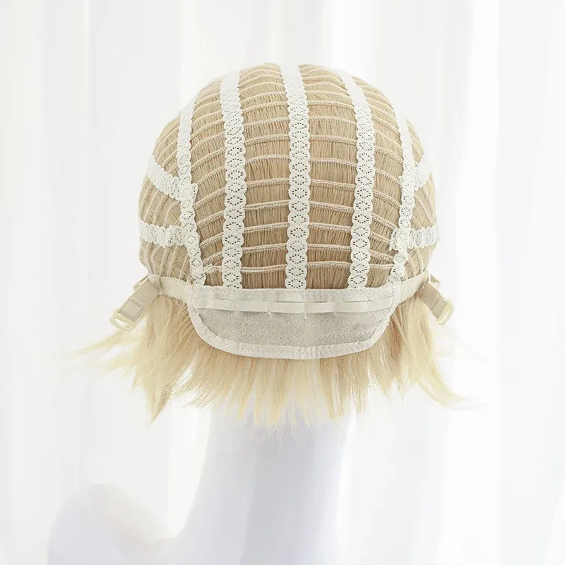 ROLECOS لعبة LOL Elementalist لوكس شعر مستعار تأثيري 30 سنتيمتر مختلط اللون النساء تأثيري الباروكات مقاومة للحرارة الشعر الاصطناعية