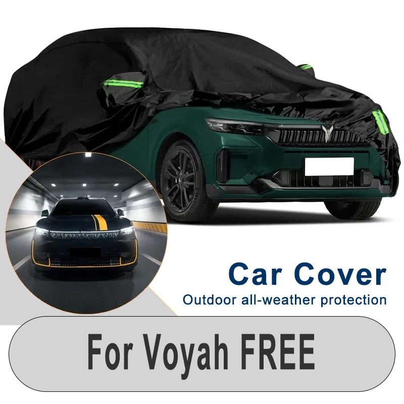 For Voyah FREE Car Cover - Winter & Summer Outdoor Protection, Snowproof Dustproof Waterproof Sunproof Vehicle Shield