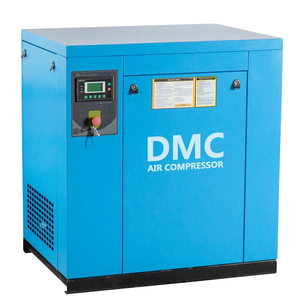 

Винтовой воздушный компрессор DMC 11 кВт VFD | Двигатель PM с прямым приводом, промышленный, энергосберегающий, малошумный, регулируемый 20–160 фунтов на квадратный дюйм