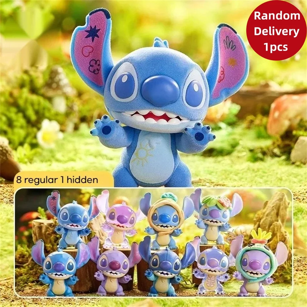 

MINISO Disney Stitch Collection Cool Tranformation Surprise Box Figure Cartoon Model Kawaii Desktop Decor Toy Gift Random 1PC