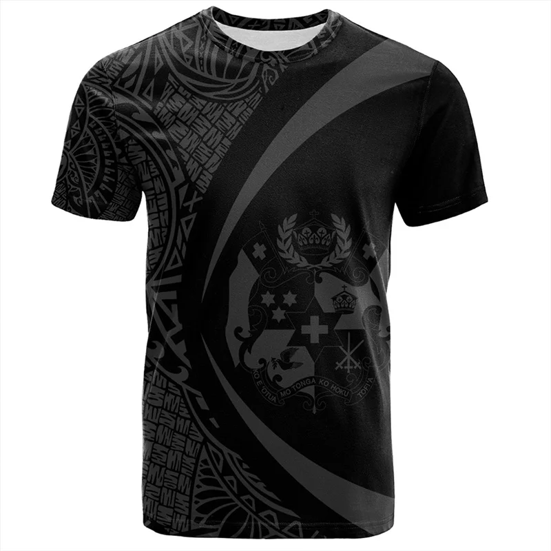 Harajuku Summer 3D Printing The Kingdom Of Tonga T Shirt Oceania Tonga National Day Graphic T-shirts Fashion Mens Clothing Tees