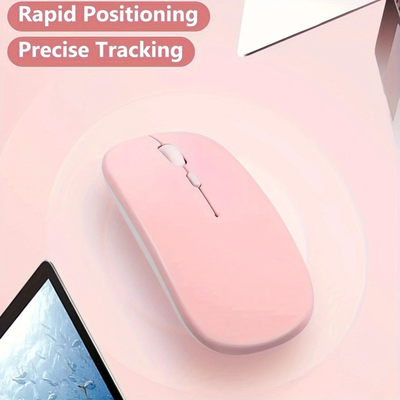 Wireless Mouse Bluetooth-compatible Mouse Ergonomic Mouse Suitable For Laptops Ipads Tablets Laptops Mobile Phone Mice