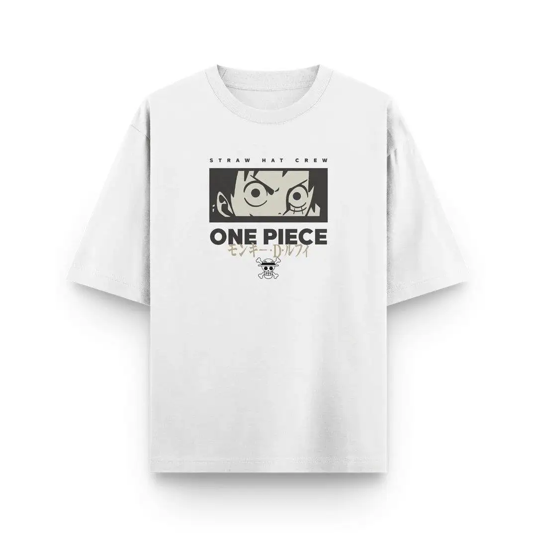 Een Stuk Strohoed Luffy Anime T-shirt Mannen Vrouwen Korte Mouw Zomer Grafische Tee Streetwear Casual Tops 2026 Y2k Kids Unisex