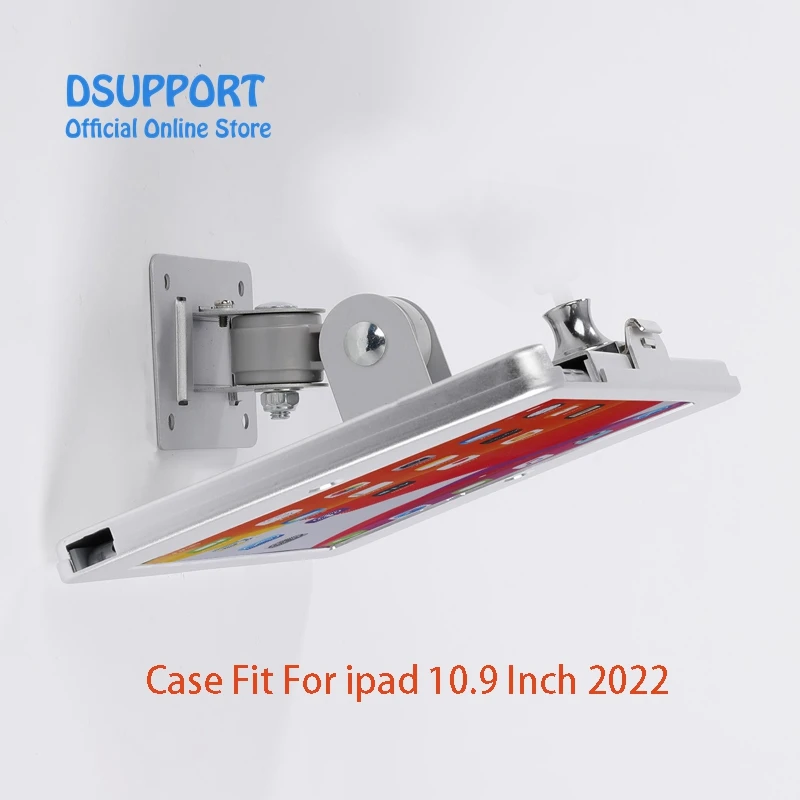 

Fit for ipad 10.9 Inch 2022 Wall mount Aluminum Alloy Tablet PC wall mounted Anti Theft design Display Stand