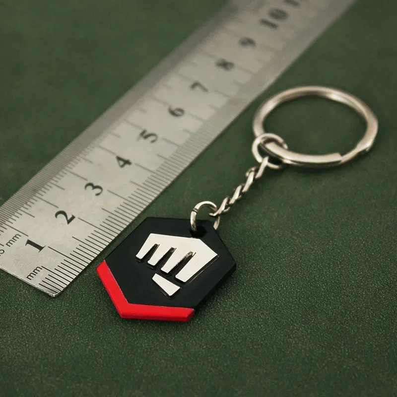 3cm/1.18in Valorant Keychain Fist Badge Pendant Sword Weapon Model Game Model Gifts Keychain Periphery Accessories Toys Gifts