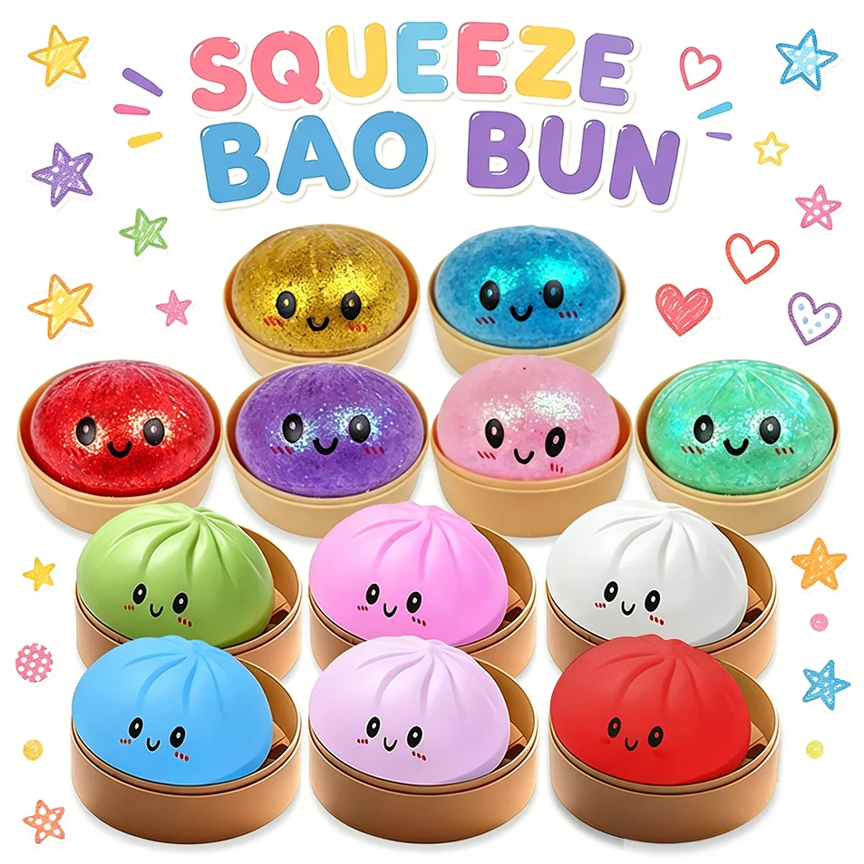Neue Blindbox Bunte Dumpling Squishies: Entspannendes, Angstlösendes, Antistress-Spielzeug zur Steigerung des Glücks – Rebound Squeeze Reliever
