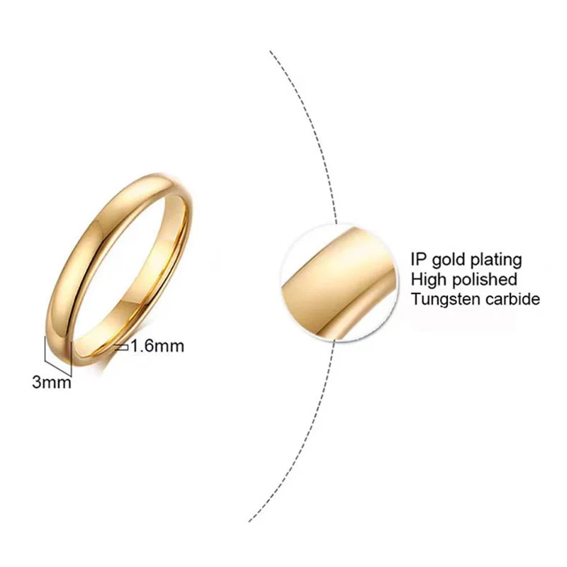 3mm Width Stainless Steel Tail Ring,for Girls Women, Smooth Surface , Thin And Simple Concise Style