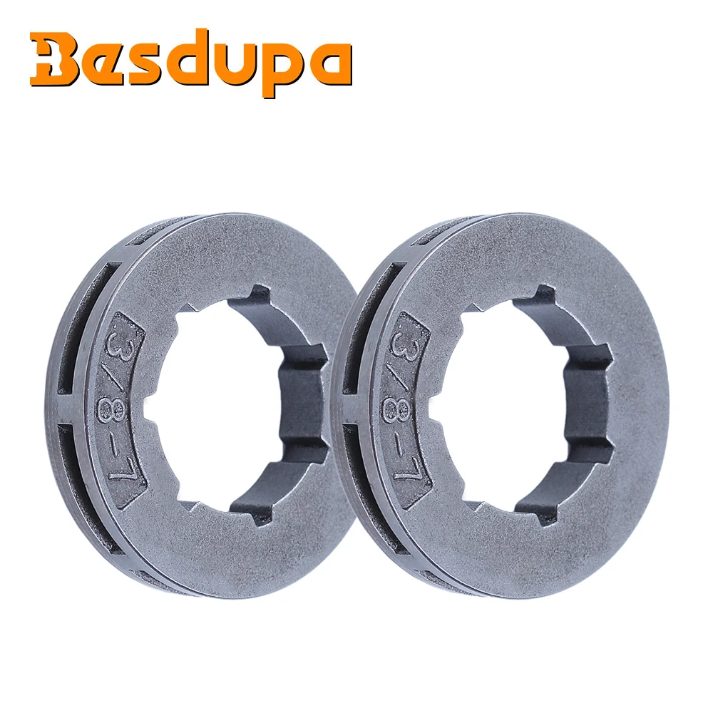 

2Pcs 3/8" 19mm Sprocket Rim fit for Husqvarna 555 154 254 257 262 XP 455 460 Rancher 50 51 55 Chainsaw Parts