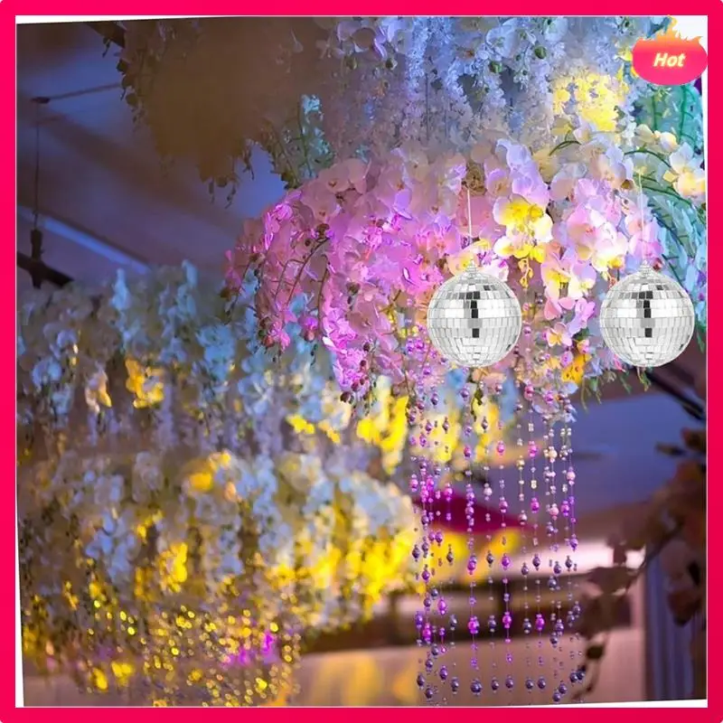 كرة ديسكو صغيرة متعددة المرآة، كرة معلقة لحفلات الزفاف، كرة ليزر إسفنجية، بار KTV