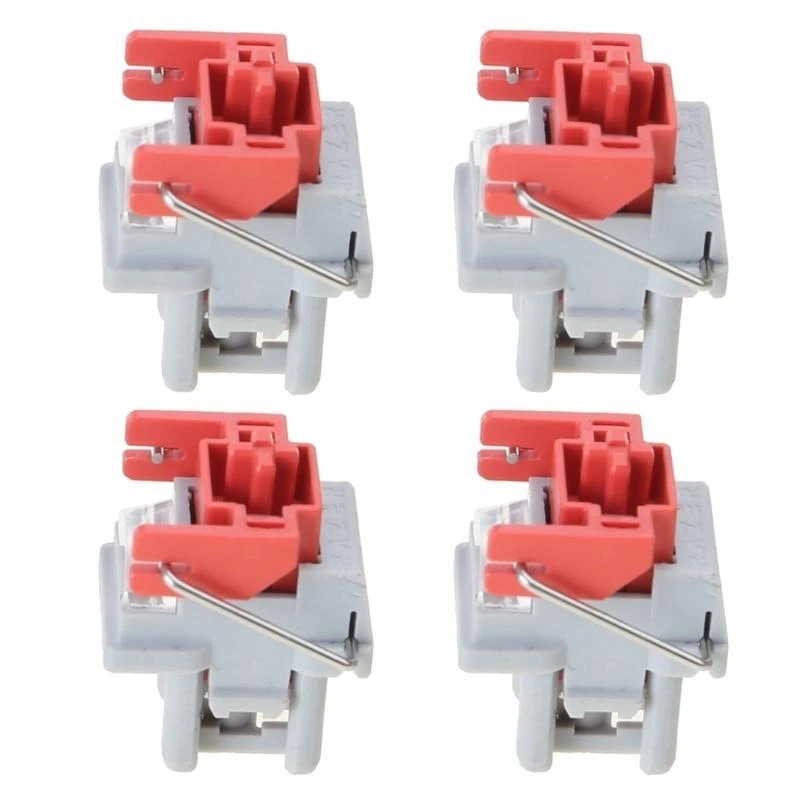 4Pcs V2 Slient Liners Red Opticals Switches for Keyboards Gaming Mechanical Keyboards Hot Swap Switches 24BB