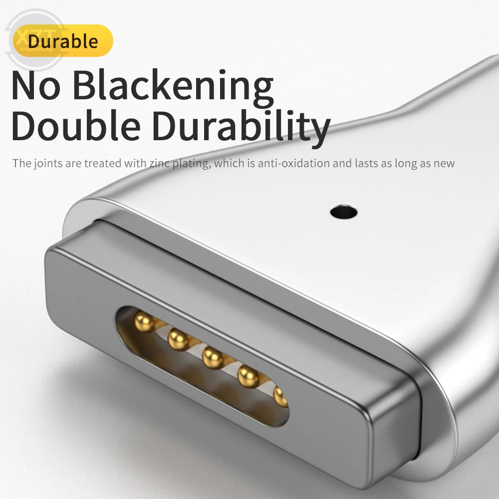 Nowy adapter T-head typu c żeński do adaptera magsafe2 ze stopu cynku do laptopa Apple Wysoka jakość